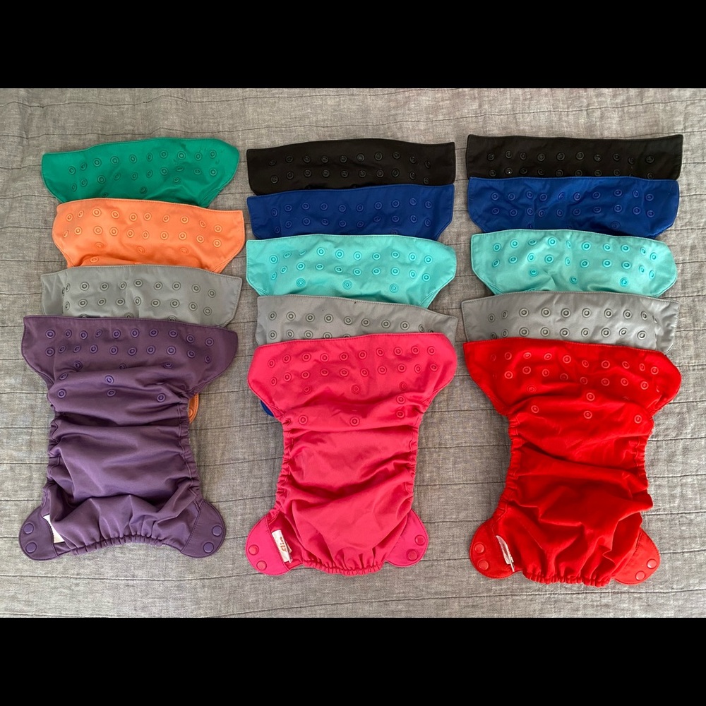 Lot of 14 Flip by BumGenius Diaper Covers